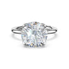 Tacori Platinum Sculpted Crescent Round Sculpted Petal-Prong Solitaire 445RD8.5