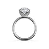 Tacori Platinum Sculpted Crescent Round Sculpted Petal-Prong Solitaire 445RD8.5