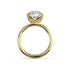 Tacori Sculpted Crescent 18K Yellow Gold Round Sculpted Petal-Prong Solitaire 445RD8Y