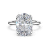 Tacori Sculpted Crescent Oval Sculpted Petal-Pavé-Prong Solitaire Ring 446OV10x7.5