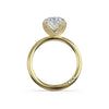 Tacori Sculpted Crescent Oval Sculpted Petal-Pavé-Prong Solitaire 446OV9.5X7Y