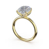 Tacori Sculpted Crescent Oval Sculpted Petal-Pavé-Prong Solitaire 446OV9.5X7Y