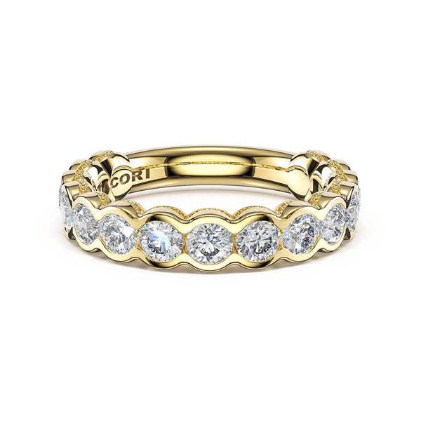 Tacori Founder's Collection Round Semi-Bezel 3/4 Way Band 4496534