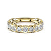 Tacori Round Semi-Bezel 3/4 Way Ladies Wedding Band 449Y6534