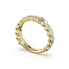 Tacori Round Semi-Bezel 3/4 Way Ladies Wedding Band 449Y6534