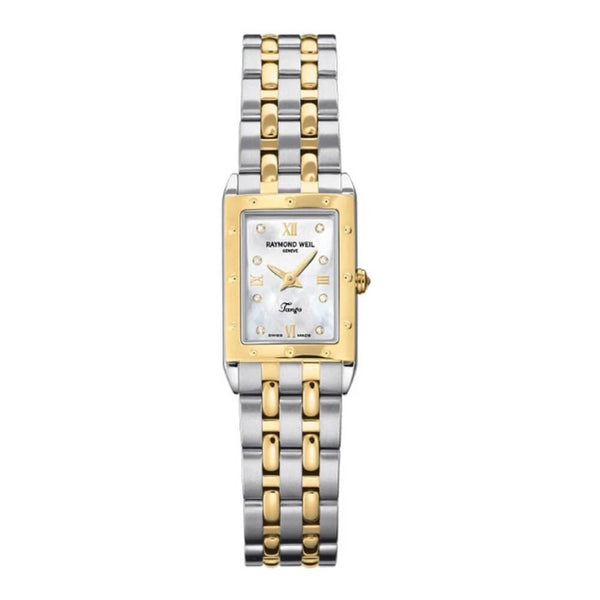 Raymond Weil Tango Stainless Steel & Yellow Gold Women's Watch 5971-STP-00995