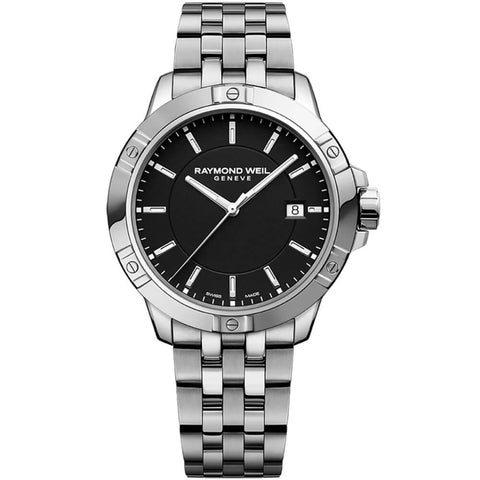 Raymond Weil Tango Black Dial Quartz Men's Watch 8160-ST-20041