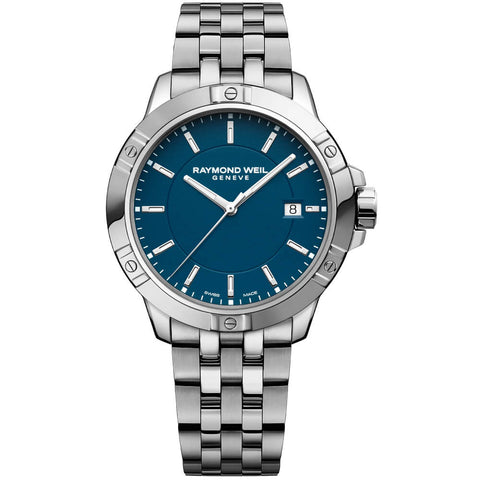Raymond Weil Tango Classic 41mm Blue Dial Men's Watch 8160-ST-50041