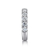Gabriel & Co. Portofino 14K White Gold 11 Stone French Pave Set Diamond Wedding Band AN11179W44JJ