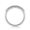 Gabriel 14K White Gold 11 Stone Shared Prong Set Diamond Wedding Band AN11216W44JJ