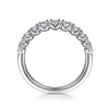 Gabriel & Co. York 14K White Gold Round Diamond Anniversary Band AN16291W44JJ
