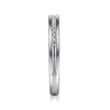 Gabriel 14K White Gold Channel Set Diamond Wedding Band AN7578W44JJ