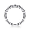 Gabriel & Co. Thailand 14K White Gold Double Row Diamond Anniversary Band - 0.3 ct AN7748W44JJ
