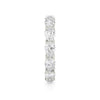 Michael M CROWN 18K White Gold Pear Shape Eternity Wedding Band B329