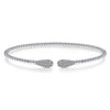 Gabriel 14K White Gold Bujukan Diamond Teardrops Bangle BG4230-62W45JJ