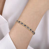 Gabriel 14K Yellow Gold Bujukan Cuff Bracelet with Marquise Sapphire & Diamonds BG4716-62Y45SA