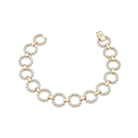 Michael M Cloud Infinity Diamond Women's Bracelet BR381