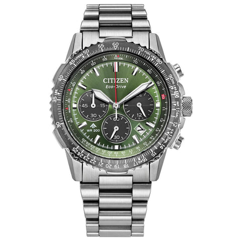Citizen Promaster Navihawk Green Dial Men's Watch CA4664-60W