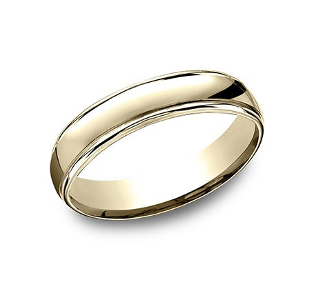 Benchmark 14K Yellow Gold 4.5mm Men's Wedding Band CF1540814KY