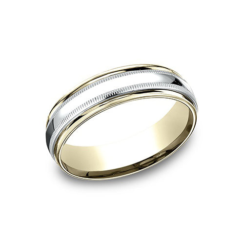 Benchmark Two Tone Men's Wedding Band CF15601314KWY