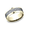 Benchmark Two Tone 8mm Men's Wedding Band CFBP80861914KWY