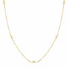 Michael M 14K Yellow Gold Diamond Streamlined Necklace CN351M