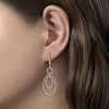 Gabriel 14K White-Yellow Gold Bujukan Diamond Drop Earrings EG14572M45JJ