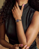 Citizen L Rainell Purple Dial Stainless Steel Ladies Watch EM1200-55X