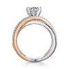 Gabriel & Co. Ronny 14K White-Rose Gold Round Diamond Engagement Ring ER13846R4T44JJ
