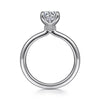 Gabriel 14K White Gold Round Solitaire Diamond Engagement Ring ER15802R4W44JJ