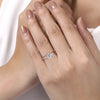 Gabriel 14K White Gold Round Solitaire Diamond Engagement Ring ER15802R4W44JJ