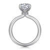 Gabriel 14K White Gold Round Solitaire Diamond Engagement Ring ER15802R8W44JJ