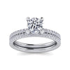 Gabriel 14K White Gold Round Diamond Engagement Ring ER16058R4W44JJ