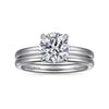 Gabriel 14K White Gold Round Diamond Engagement Ring ER16138R6W44JJ