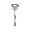 Gabriel & Co. Cami 14K White Gold Oval Diamond Engagement Ring ER16202O6W43JJ