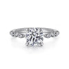 Gabriel 14K White Gold Round Diamond Engagement Ring ER16233R6W44JJ