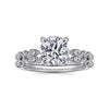 Gabriel 14K White Gold Round Diamond Engagement Ring ER16233R6W44JJ