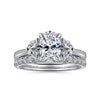 Gabriel & Co. Dani 14K White Gold Oval Diamond Engagement Ring ER16244O6W44JJ