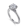 Gabriel 14K White Gold Round Diamond Engagement Ring ER16339R6W44JJ