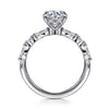 Gabriel & Co. Perry 14K White Gold Round Diamond Engagement Ring ER16497R4W44JJ