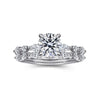 Gabriel & Co. Perry 14K White Gold Round Diamond Engagement Ring ER16497R4W44JJ