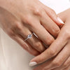 Gabriel & Co. Perry 14K White Gold Round Diamond Engagement Ring ER16497R4W44JJ