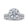 Gabriel & Co. 14K White Gold 1/2 Way Round Diamond Engagement Ring ER16568R12W44JJ