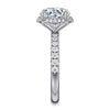 Gabriel & Co. 14K White Gold 1/2 Way Round Diamond Engagement Ring ER16568R12W44JJ