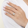 Gabriel & Co. Slate 14K White-Yellow Gold Bypass Marquise Shape Diamond Engagement Ring ER16643M8M44JJ