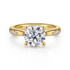 Gabriel & Co. Carroline 14K Yellow Gold Round Diamond Engagement Ring ER16670R8Y44JJ