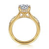 Gabriel & Co. Carroline 14K Yellow Gold Round Diamond Engagement Ring ER16670R8Y44JJ