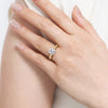 Gabriel & Co. Carroline 14K Yellow Gold Round Diamond Engagement Ring ER16670R8Y44JJ