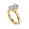Gabriel & Co. Villa 14K Yellow Gold Half Bezel Oval Diamond Engagement Ring ER16707O8Y44JJ