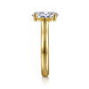Gabriel & Co. Villa 14K Yellow Gold Half Bezel Oval Diamond Engagement Ring ER16707O8Y44JJ